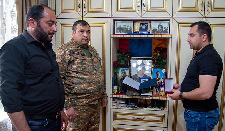 5 տավուշեցի զինծառայողի ընտանիքների հանձնվել է «Մարտական ծառայություն» մեդալը