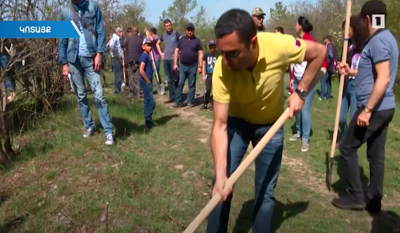Համապետական ծառատունկի մեկնարկին տնկվել է ավելի քան 360 հազար ծառ