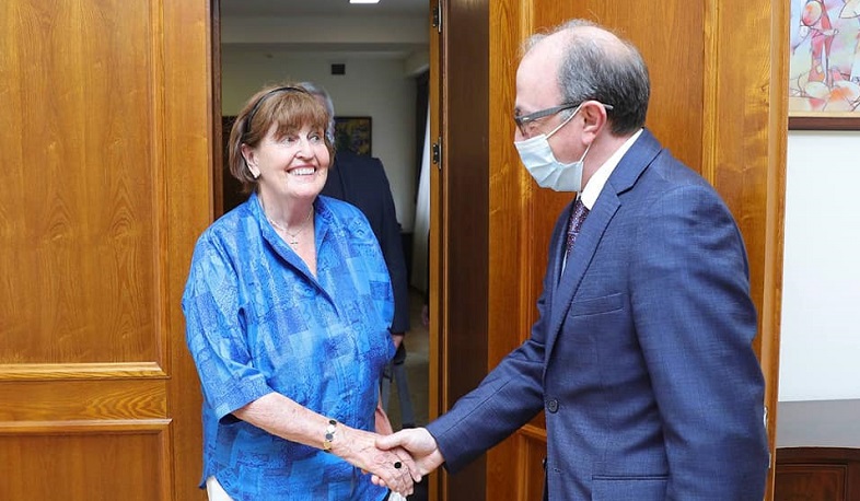 Արա Այվազյանը բարոնուհի Քոքսի հետ քննարկել է Արցախում հումանիտար իրադրության հասցեագրման ուղղությամբ իրականացվող քայլերը