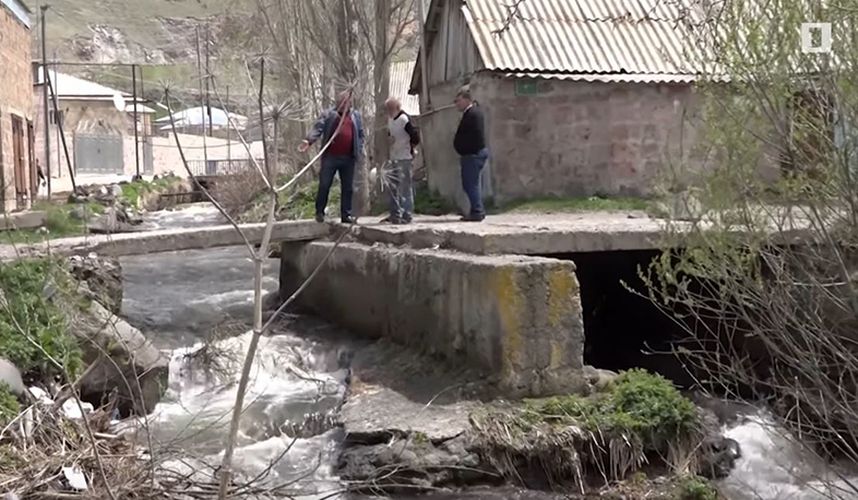 Գետի վարարում՝ Գեղարքունիքում. վնասվել է համայնքի կամուրջը