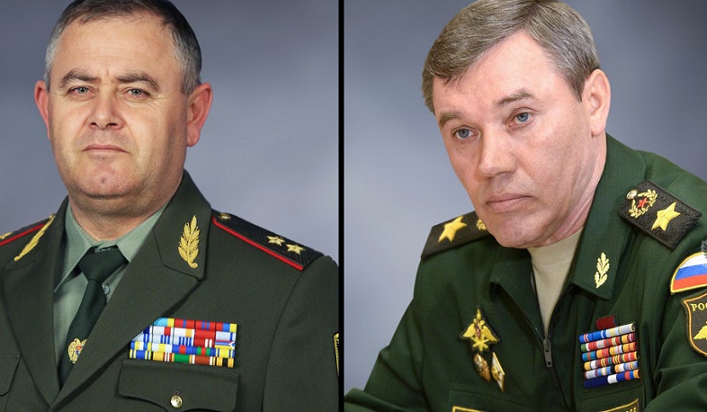 ՀՀ և ՌԴ ԶՈՒ գլխավոր շտաբների պետերը քննարկել են երկկողմ ռազմական համագործակցության հարցեր
