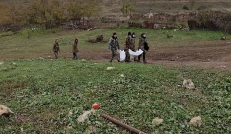 Azerbaijanis handed over the body of another Armenian soldier to the Armenian side