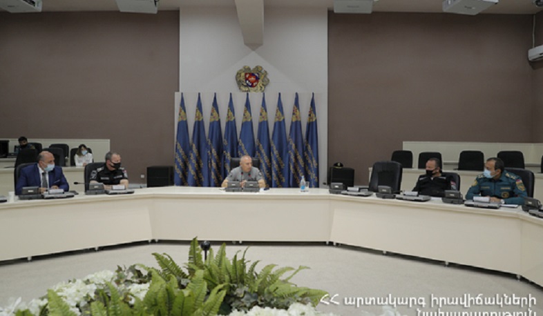 ԱԻ նախարարի պաշտոնակատարը մի շարք հանձնարարականներ է տվել