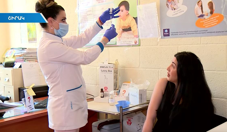 Շիրակում ակտիվորեն ընթանում են կորոնավիրուսի դեմ պատվաստումները. պատվաստվողների թիվը բազմապատկվել է