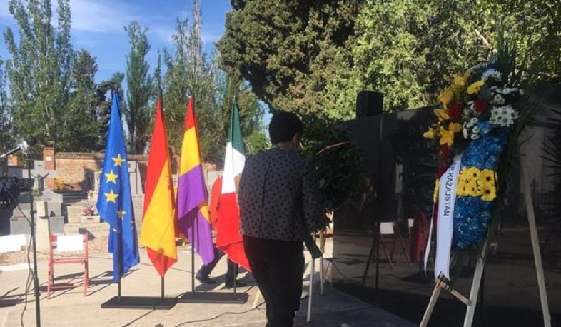 Representatives of Armenia’s Embassy to Spain participated in the commemoration ceremony organized on the occasion of Europe Liberation Day