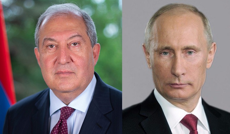 Վլադիմիր Պուտինը Հայրենական մեծ պատերազմում հաղթանակի 76-ամյակի առթիվ շնորհավորական ուղերձ է հղել Արմեն Սարգսյանին