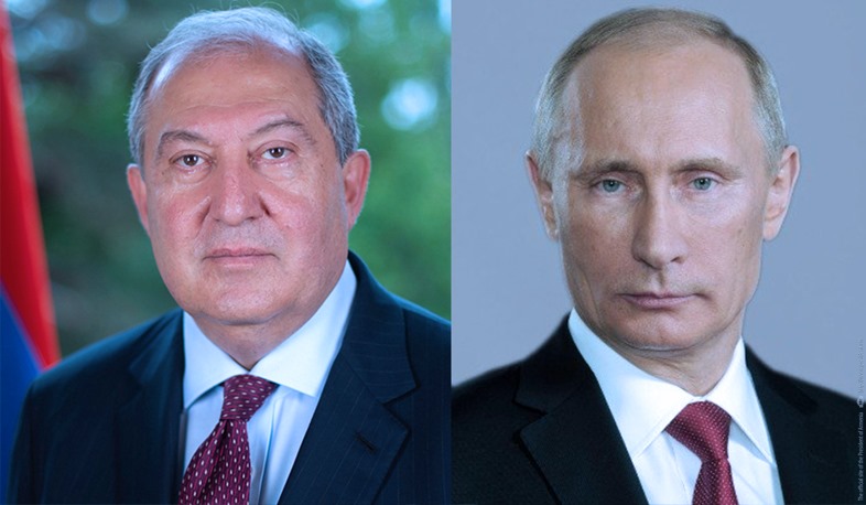Президент Армен Саркисян направил телеграмму соболезнования Владимиру Путину в связи с трагедией в Казани