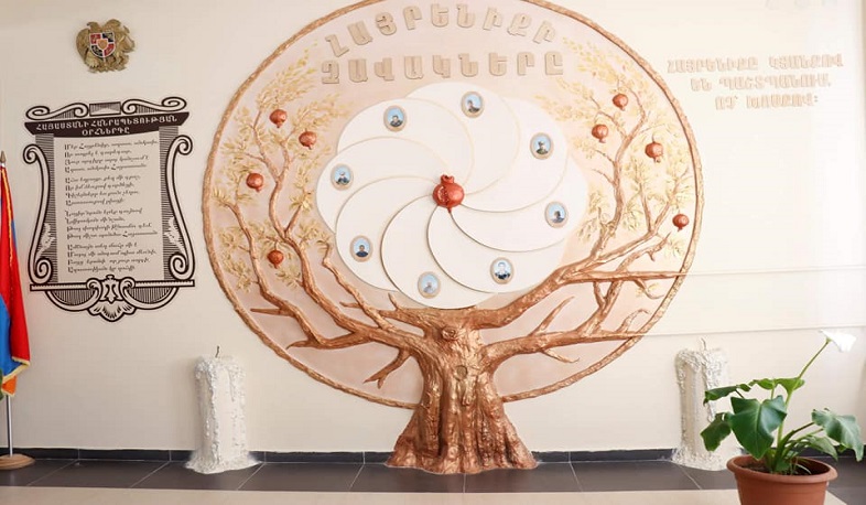Մարտունու թիվ 2 դպրոցում բացվել է Արցախյան վերջին պատերազմում հերոսացած տղաներին նվիրված հուշանկյուն