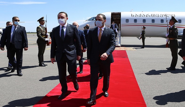 Georgian Prime Minister arrived in Armenia