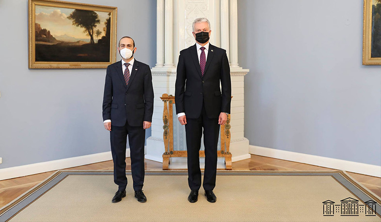 На встрече с президентом Литвы Арарат Мирзоян подчеркнул необходимость возобновления переговоров в формате сопредседательства МГ ОБСЕ