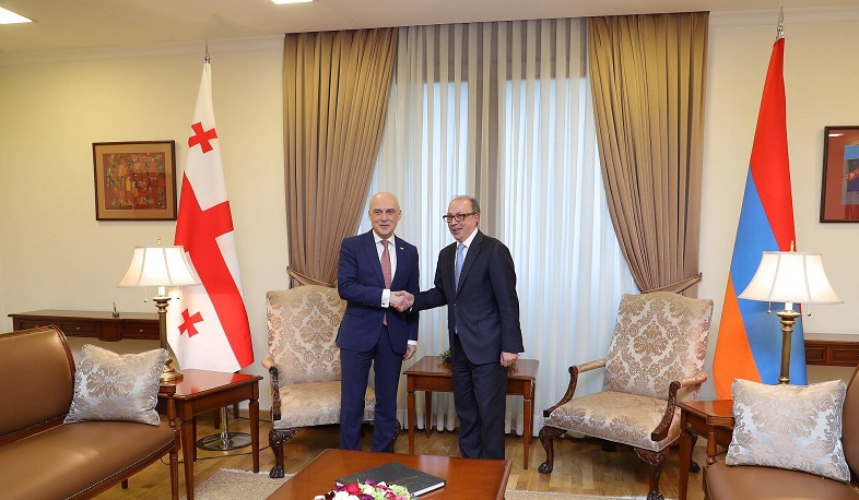 Acting Minister of Foreign Affairs of the Republic of Armenia met with his Georgian counterpart