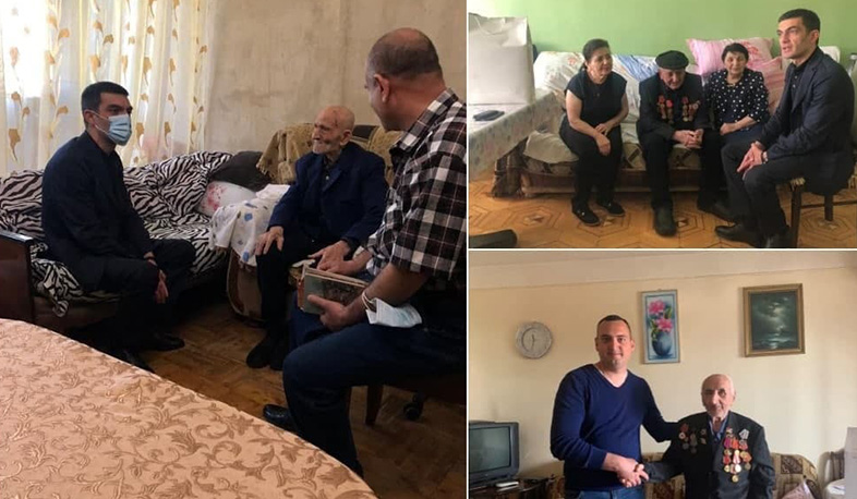 ՀՀ-ում ԱՀ մշտական ներկայացուցիչն այցելել է ՀՀ-ում բնակվող Հայրենական մեծ պատերազմի արցախցի վետերաններին