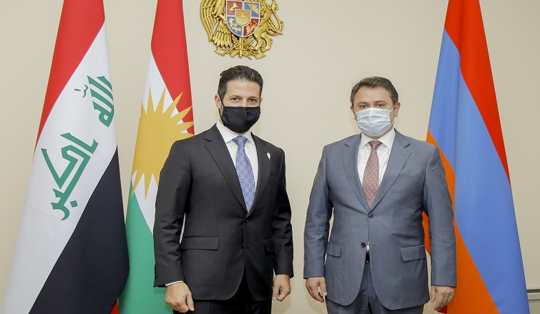 Айк Чобанян принял вице-премьера Иракского Курдистана