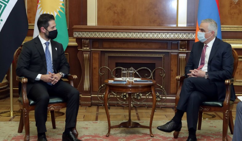 Մհեր Գրիգորյանը Իրաքյան Քուրդիստանի փոխվարչապետին է ներկայացրել ՀՀ-ում բիզնես գործունեություն ծավալելու առավելությունները