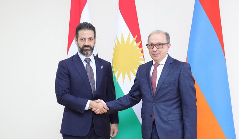 Армения готова углубить сотрудничество с Иракским Курдистаном: Ара Айвазян встретился с вице-премьером Талабани