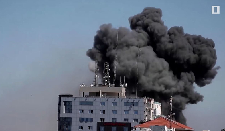 Գազայում Իսրայելի հարվածներից լրատվամիջոցների շենք է փլուզվել