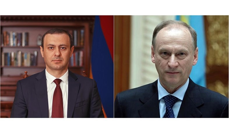 ՀՀ և ՌԴ ԱԽ քարտուղարները քննարկել են հայ-ադրբեջանական սահմանին ստեղծված իրավիճակը