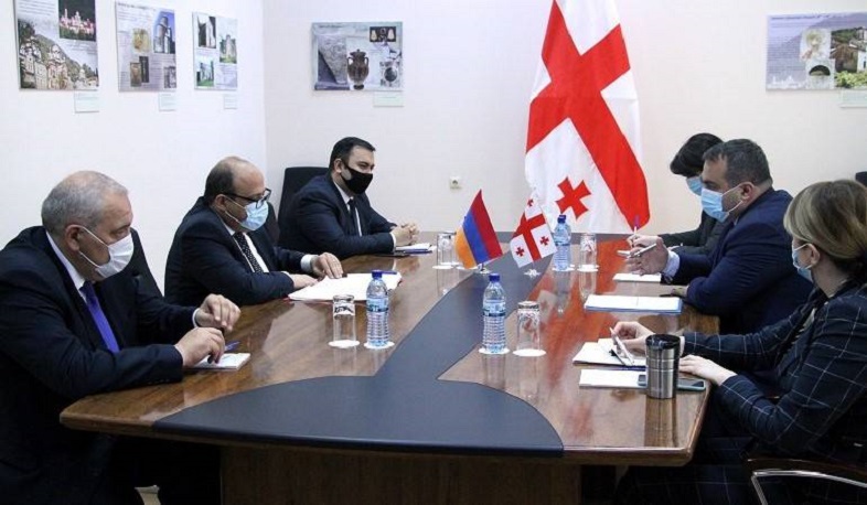 Заместители министров иностранных дел Армении и Грузии обсудили вопросы, представляющие взаимный интерес