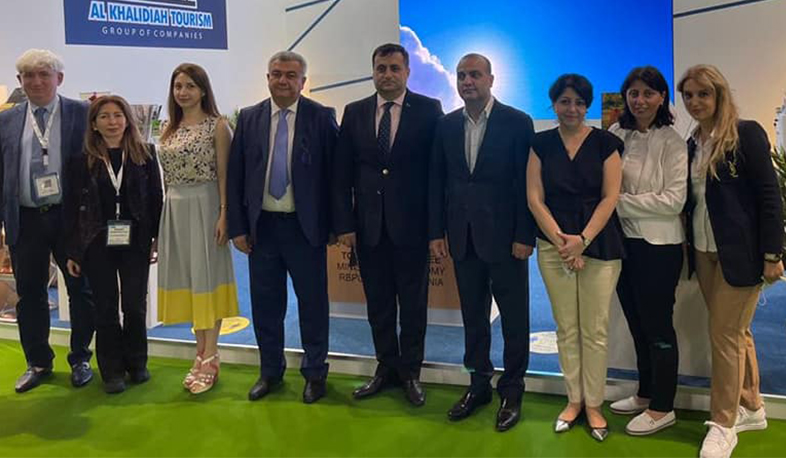 ATM Dubai. Հայաստանի պաշտոնական տաղավար են այցելել ԱՄԷ-ում ՀՀ արտակարգ և լիազոր դեսպանը և Գլխավոր հյուպատոսը