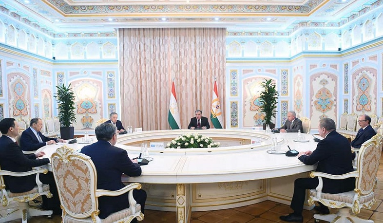 Главы делегаций государств-членов ОДКБ и Генеральный секретарь ОДКБ провели встречу с президентом Таджикистана
