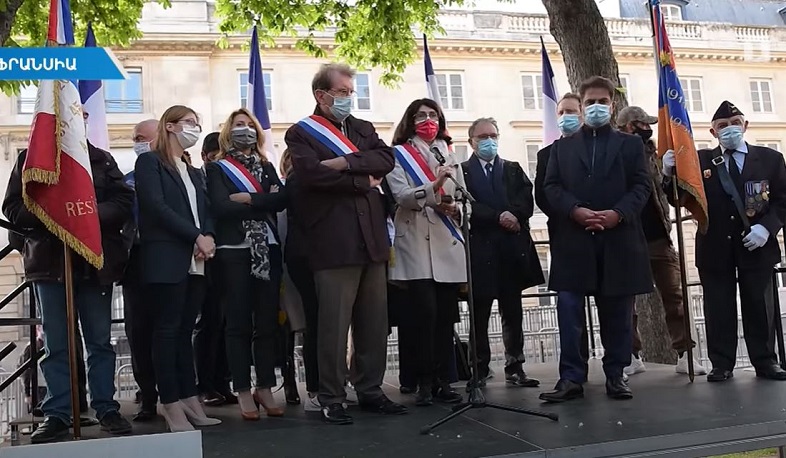 Для нас неприемлемо, что Азербайджан продолжает удерживать армянских военнопленных: французские политики провели акцию протеста