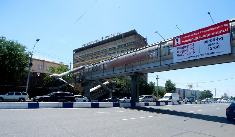 Մայիսի 23-ին, 30-ին և հունիսի 6-ին ժամանակավորապես կդադարեցվի Իսակովի պողոտա-Բաբաջանյան փողոց հանգույցի երթևեկությունը