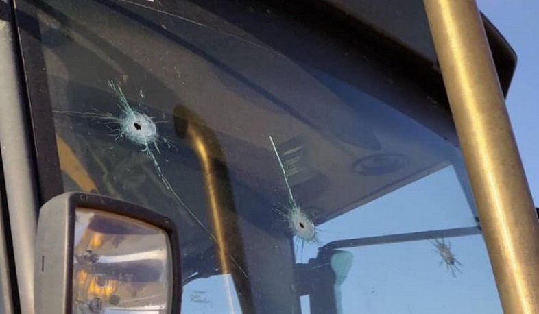 Azerbaijanis opened fire on a Shosh resident performing engineering works near the village