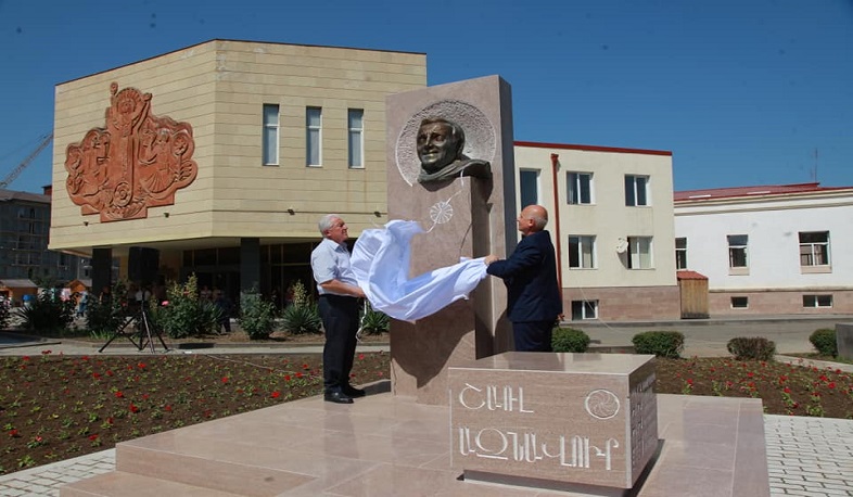 Charles Aznavour bust unveiled in Armenian-French Friendship Park in Stepanakert