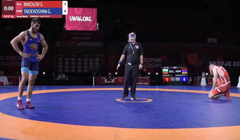 Մ23 ԵԱ. Սամվել Գրիգորյանն ու Գևորգ Թադևոսյանը նվաճեցին բրոնզե մեդալ