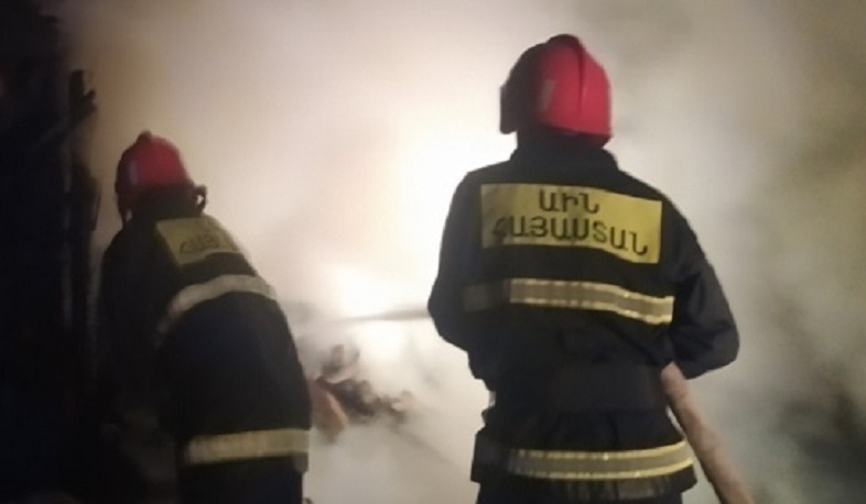 Մասիսի աղբավայրում հրդեհաշիջման աշխատանքներ են իրականացվում