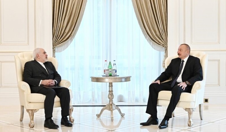 Министр иностранных дел Ирана Мохаммад Джавад Зариф в Баку встретился с президентом Азербайджана