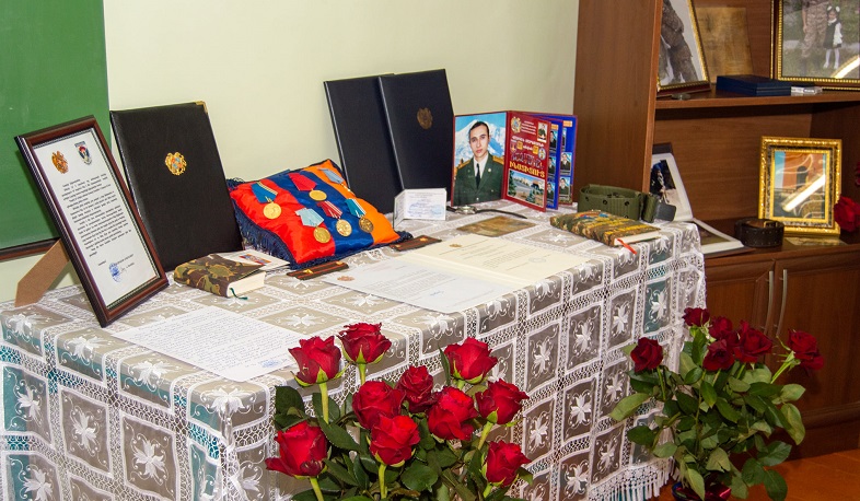 Ոսկեվանի դպրոցի ռազմագիտության դասասենյակն անվանակոչվել է տավուշեցի անմահացած մայորի պատվին