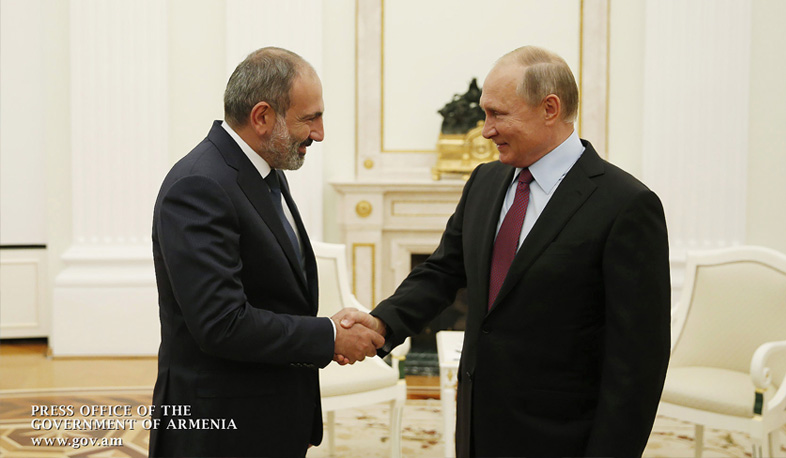 Vladimir Putin sent a congratulatory message to Nikol Pashinyan on his birthday