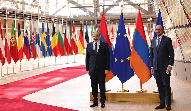 Nikol Pashinyan met with the President of European Council Charles Michel