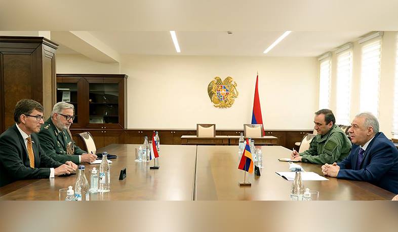 Вагаршак Арутюнян и посол Нидерландов обсудили вопросы безопасности в регионе