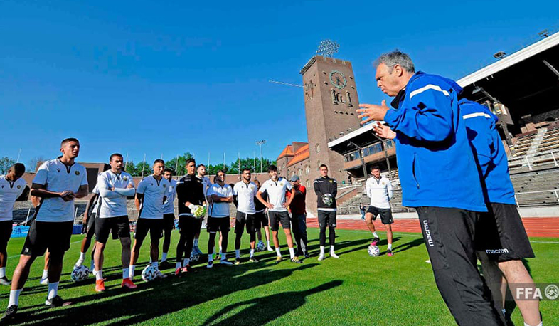 Հայաստանի հավաքականն առաջին մարզումն է անցկացրել Ստոկհոլմում