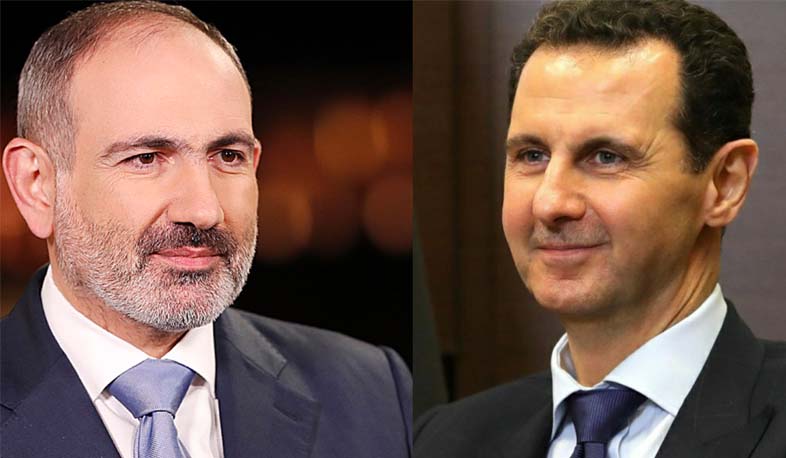 Никол Пашинян направил поздравительное послание Башару Асаду