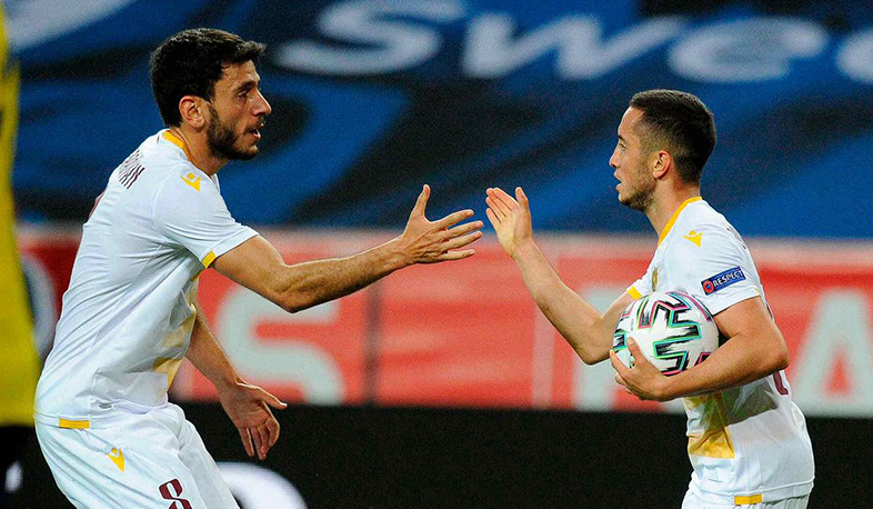 Հայաստանի հավաքականը պարտվեց Շվեդիայի ընտրանուն. Վահան Բիչախչյանն առաջին գոլը խփեց ընտրանու կազմում