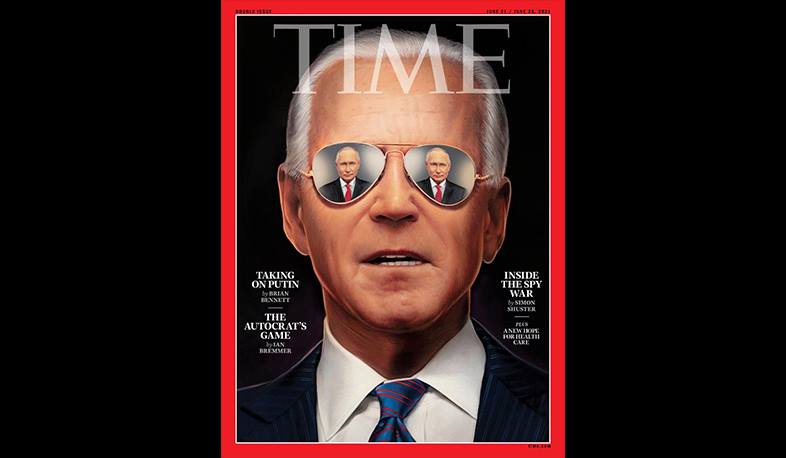 Time dedicated the cover of the upcoming meeting between Putin and Biden
