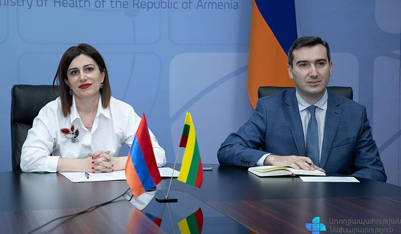 Անահիտ Ավանեսյանն առցանց քննարկում է ունեցել Լիտվայի առողջապահության նախարարի հետ