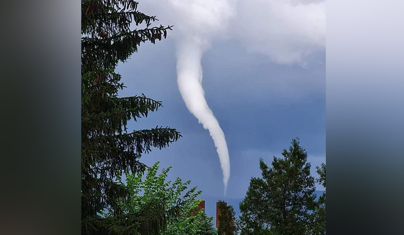 Պտտահողմ՝ Ստեփանավանում. Գագիկ Սուրենյանը լուսանկար է հրապարակել