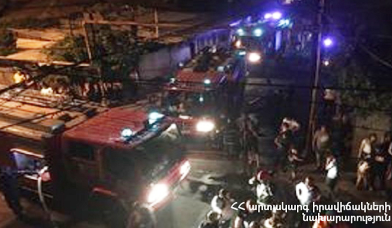 Մուրացան փողոցում բռնկված հրդեհը մարվել է