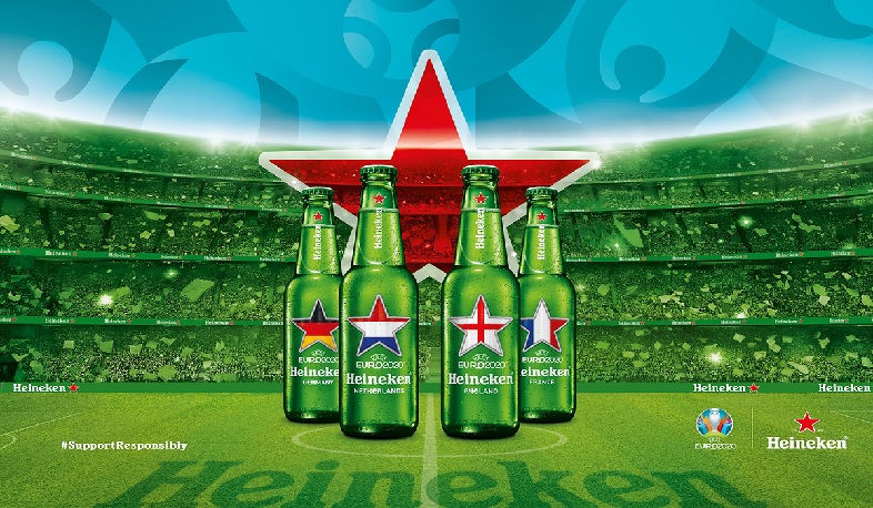 «Հեյնիկեն» գարեջրի շշերին տպվել են այն երկրների դրոշները, որտեղ անցկացվելու են Եվրո-2020-ի խաղերը. ՍԱՏՄ