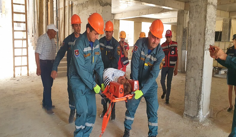 «Բնակչության պաշտպանության միջոցառումների իրականացումն ուժեղ երկրաշարժի դեպքում» թեմայով ուսումնավարժություն՝ Վայոց ձորում