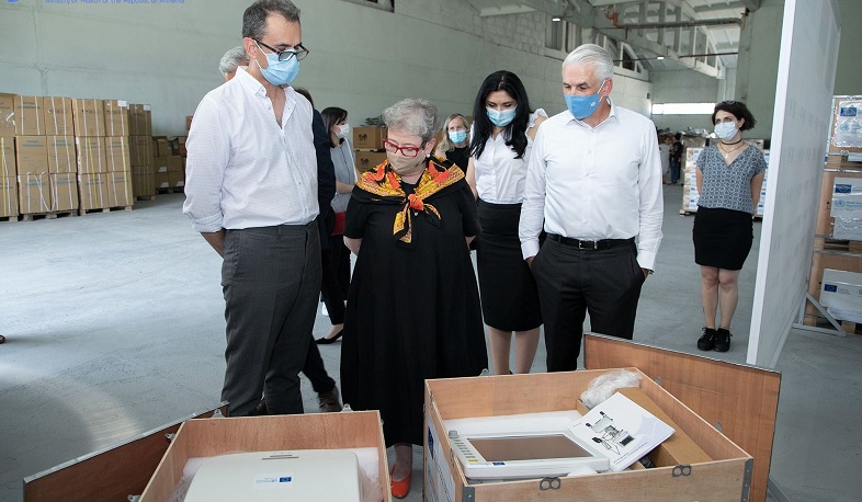 EU and WHO hand over 22 ventilators to Armenia’s Health Ministry
