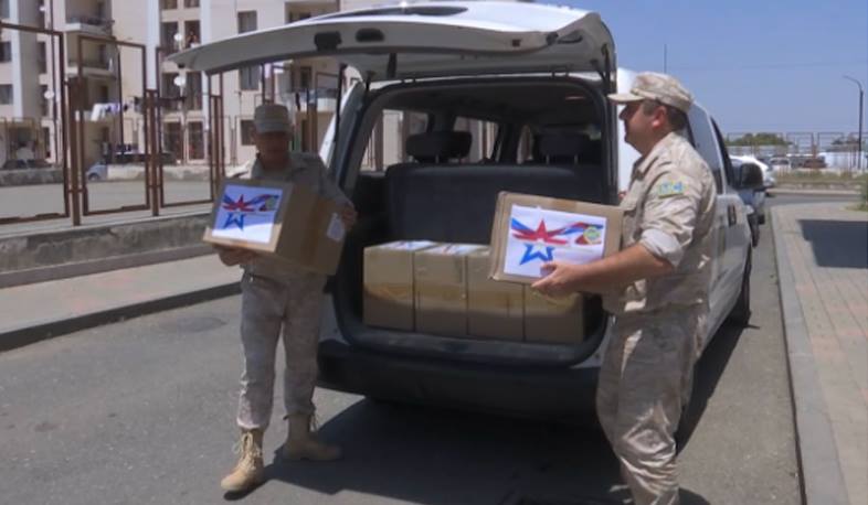 Russian peacekeepers provided targeted humanitarian assistance to internally displaced persons and large families in Nagorno-Karabakh
