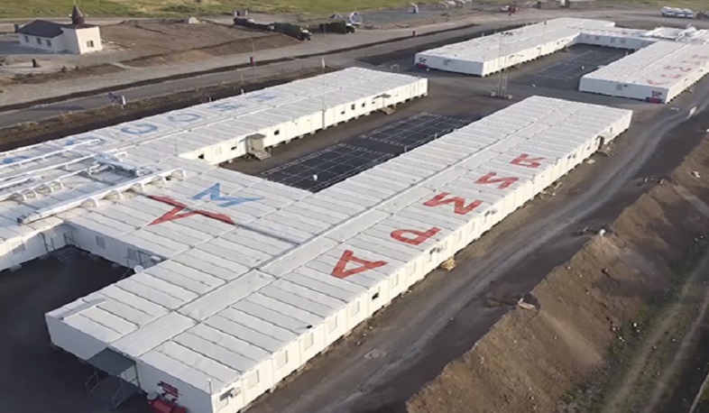 В Арцахе специалистами ВС РФ завершено строительство блочно-модульного городка медицинского отряда специального назначения