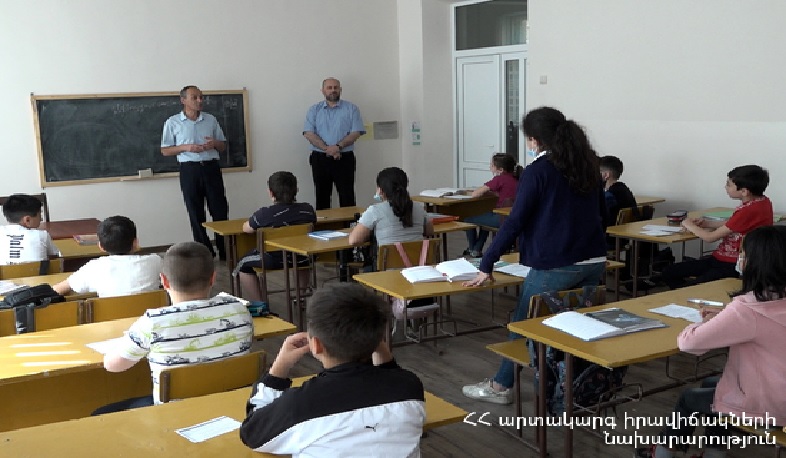 Իրազեկման և տարհանման միջոցառումներ հանրապետության դպրոցներում