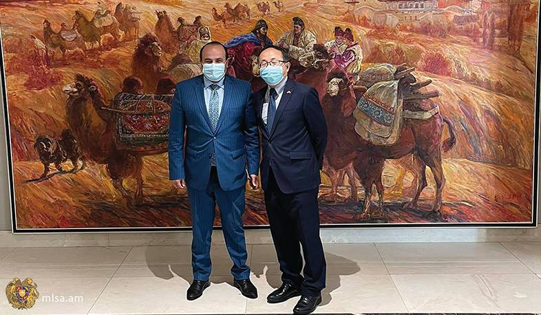 Нарек Мкртчян и Фань Юн обсудили перспективы сотрудничества между Арменией и Китаем в сфере социальной защиты