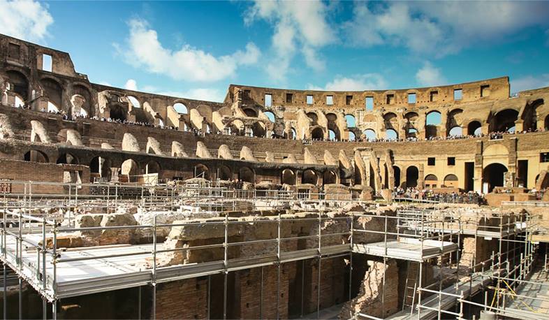 Rome’s Colosseum opens its underground for the first time in its history